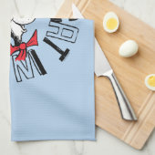 Dr. Seuss | Katze in der Hutrunde Art Geschirrtuch (Viertel Falte)