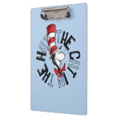 Dr. Seuss | Katze in der Hutrunde Art Klemmbrett (Links)