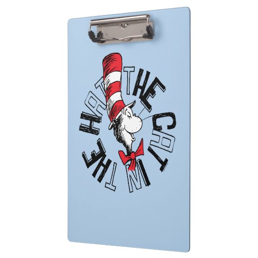 Dr. Seuss | Katze in der Hutrunde Art Klemmbrett (Links)