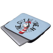 Dr. Seuss | Katze in der Hutrunde Art Laptopschutzhülle (Vorne Knopf)