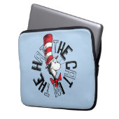Dr. Seuss | Katze in der Hutrunde Art Laptopschutzhülle (Vorderseite Links)