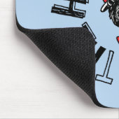 Dr. Seuss | Katze in der Hutrunde Art Mousepad (Ecke)