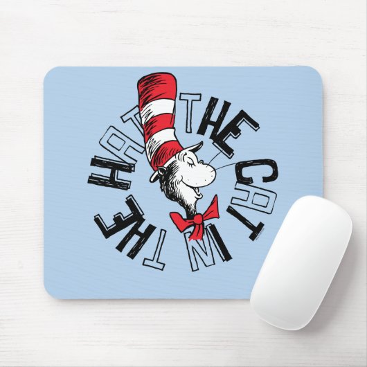 Dr. Seuss | Katze in der Hutrunde Art Mousepad (Mit Mouse)