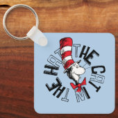 Dr. Seuss | Katze in der Hutrunde Art Schlüsselanhänger (Vorderseite)