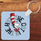 Dr. Seuss | Katze in der Hutrunde Art Schlüsselanhänger (Rückseite)