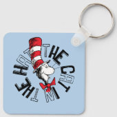 Dr. Seuss | Katze in der Hutrunde Art Schlüsselanhänger (Rückseite)