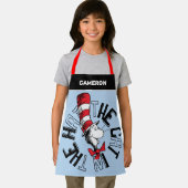 Dr. Seuss | Katze in der Hutrunde Art Schürze (Insitu)