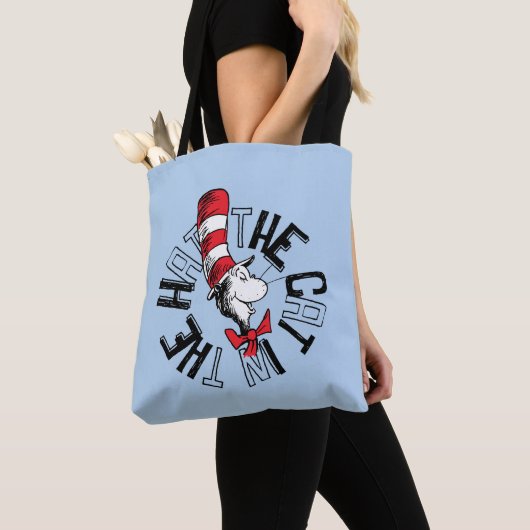 Dr. Seuss | Katze in der Hutrunde Art Tasche (Von Nahem)