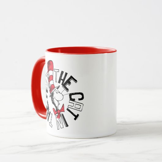 Dr. Seuss | Katze in der Hutrunde Art Tasse (Vorderseite Links)