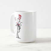 Dr. Seuss | Katze in Hut und Krinklebine Kaffeetasse (Vorderseite Links)