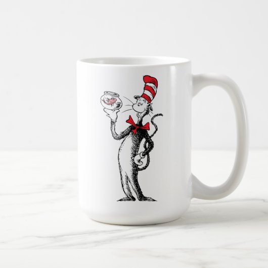 Dr. Seuss | Katze in Hut und Krinklebine Kaffeetasse (Rechts)
