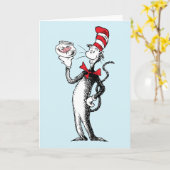 Dr. Seuss | Katze in Hut und Krinklebine Karte (Gelbe Blume)