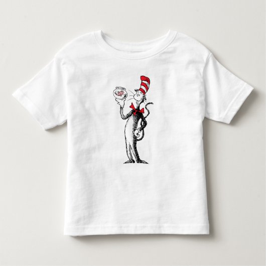 Dr. Seuss | Katze in Hut und Krinklebine Kleinkind T-shirt (Vorderseite)