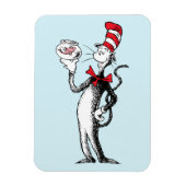 Dr. Seuss | Katze in Hut und Krinklebine Magnet (Vertikal)