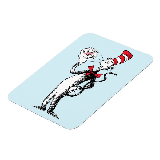 Dr. Seuss | Katze in Hut und Krinklebine Magnet (Linke Seite)