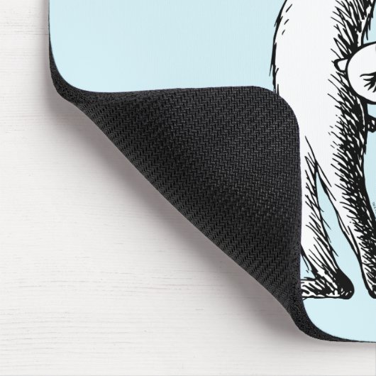 Dr. Seuss | Katze in Hut und Krinklebine Mousepad (Ecke)