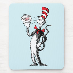 Dr. Seuss   Katze in Hut und Krinklebine Mousepad