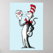 Dr. Seuss | Katze in Hut und Krinklebine Poster (Vorne)