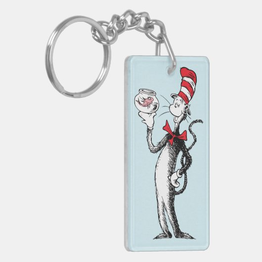Dr. Seuss | Katze in Hut und Krinklebine Schlüsselanhänger (Vorderseite links)
