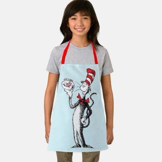 Dr. Seuss | Katze in Hut und Krinklebine Schürze (Insitu)