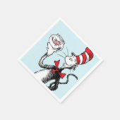 Dr. Seuss | Katze in Hut und Krinklebine Serviette (Ecke)