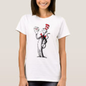 Dr. Seuss | Katze in Hut und Krinklebine T-Shirt (Vorderseite)