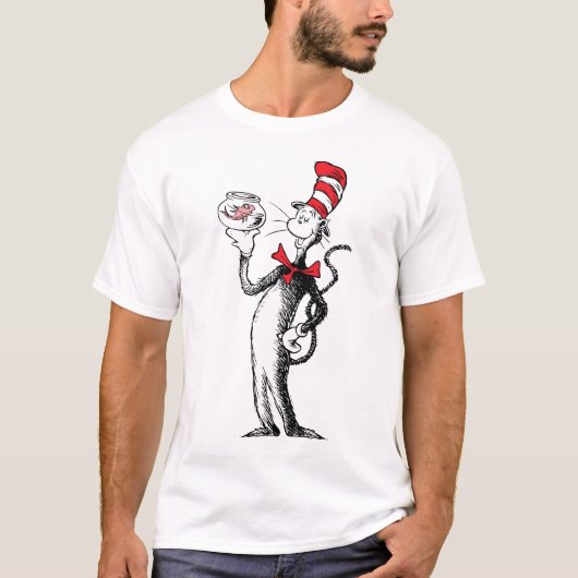 Dr. Seuss | Katze in Hut und Krinklebine T-Shirt (Vorderseite)