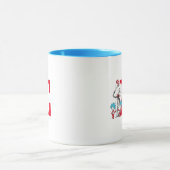 Dr. Seuss Katze mit Hut, Ding Eins Monogramm E Tasse (Zentrum)