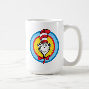 Dr. Seuss   Katze mit Hut Kopf Grafik Kaffeetasse