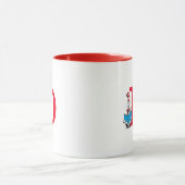 Dr. Seuss Katze mit Hut - Lesemonogramm D Tasse (Zentrum)