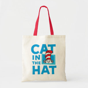 Dr. Seuss Katze mit Hut Logo Tragetasche