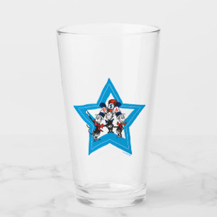 Dr. Seuss   Kleine Katzen USA Hüte Grafik Glas