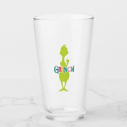 Dr. Seuss | Kneipe - Grüne Silhouette Glas (Vorderseite)