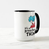 Dr. Seuss | Lehrer Es ist eine Vorschulangelegenhe Tasse (VorderseiteRechts)