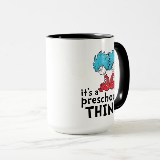 Dr. Seuss | Lehrer Es ist eine Vorschulangelegenhe Tasse (VorderseiteRechts)