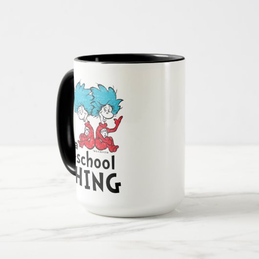 Dr. Seuss | Lehrer Es ist eine Vorschulangelegenhe Tasse (Vorderseite Links)
