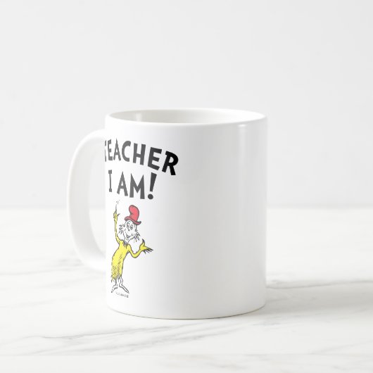 Dr. Seuss | Lehrer Ich bin! Kaffeetasse (Vorderseite Links)