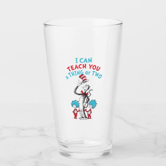 Dr. Seuss | Lehrer Ich kann dir etwas beibringen Glas (Vorderseite)