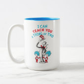 Dr. Seuss | Lehrer Ich kann dir etwas beibringen Zweifarbige Tasse (Links)