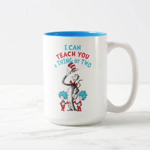 Dr. Seuss   Lehrer Ich kann dir etwas beibringen Zweifarbige Tasse