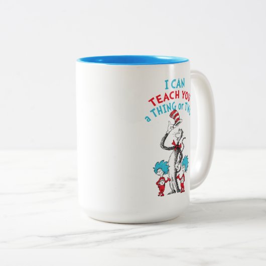 Dr. Seuss | Lehrer Ich kann dir etwas beibringen Zweifarbige Tasse (VorderseiteRechts)