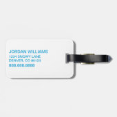 Dr. Seuss | Little Cats USA Hats Graphic Gepäckanhänger (Rückseite horizontal)