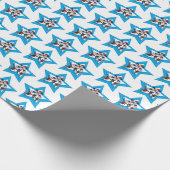 Dr. Seuss | Little Cats USA Hats Graphic Geschenkpapier (Ecke)