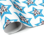 Dr. Seuss | Little Cats USA Hats Graphic Geschenkpapier (Rolleneckpunkt)