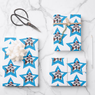 Dr. Seuss   Little Cats USA Hats Graphic Geschenkpapier Set