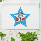 Dr. Seuss | Little Cats USA Hats Graphic Geschirrtuch (Gefaltet)