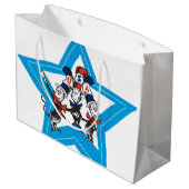 Dr. Seuss | Little Cats USA Hats Graphic Große Geschenktüte (Rückseite Schrägansicht)