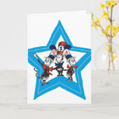 Dr. Seuss | Little Cats USA Hats Graphic Karte (Gelbe Blume)