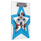 Dr. Seuss | Little Cats USA Hats Graphic Klemmbrett (Rechts)