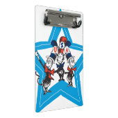 Dr. Seuss | Little Cats USA Hats Graphic Mini Klemmbrett (Schrägansicht)